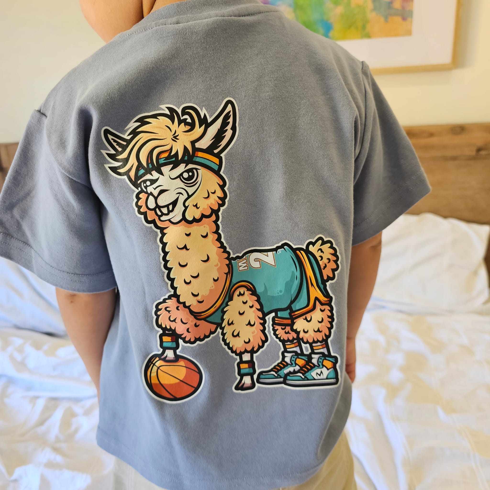 Llamelo Tee - Blue - Mischief Apparel