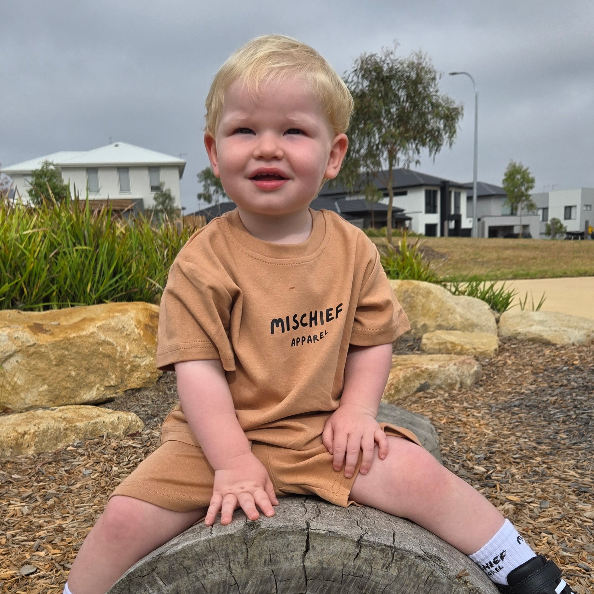 Monkey Tee - Brown - Mischief Apparel