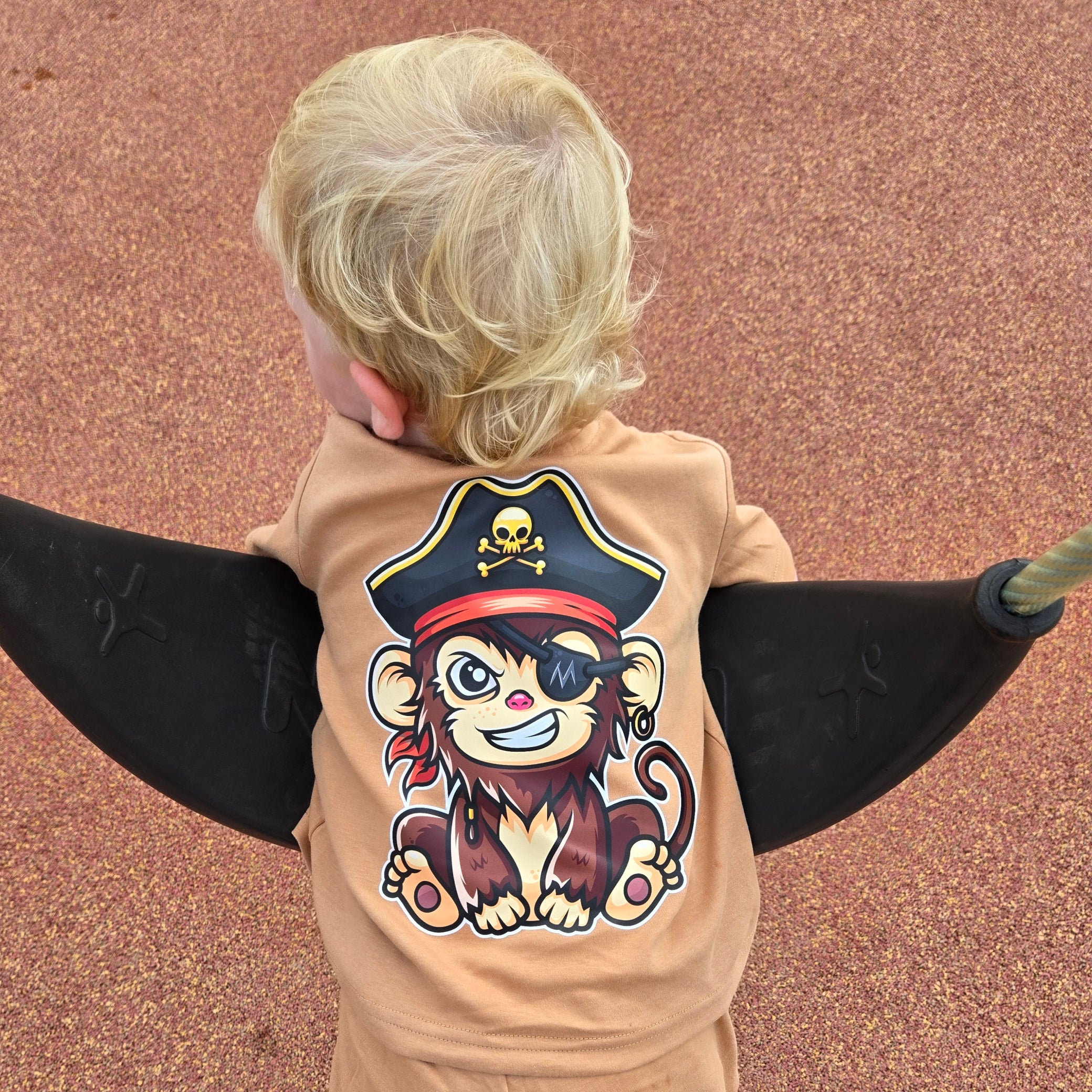 Monkey Tee - Brown - Mischief Apparel
