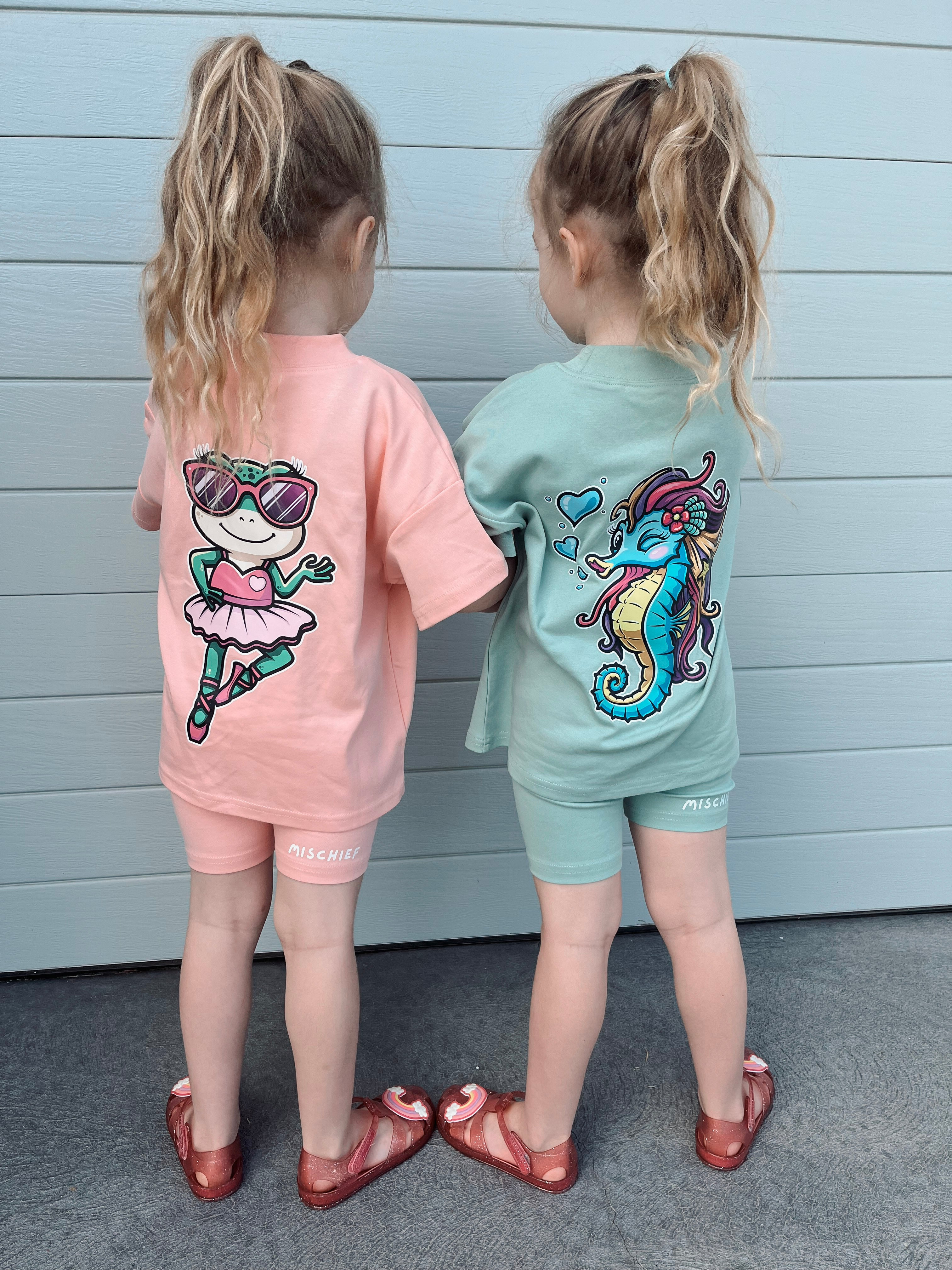 Frog Tee - Pink - Mischief Apparel