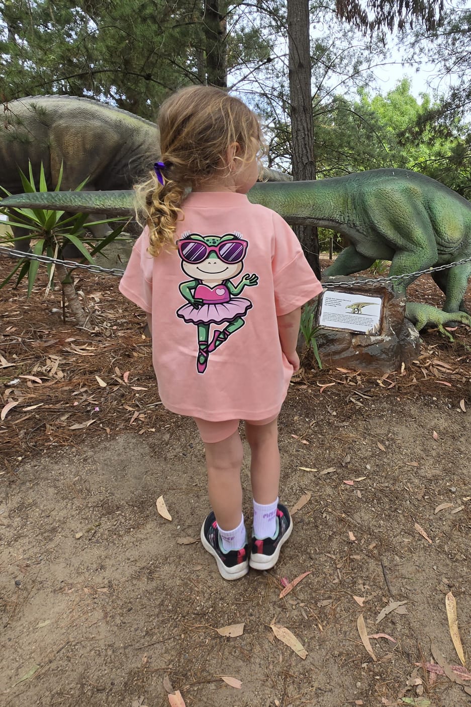 Kids Summer Frog Set - Pink - Mischief Apparel