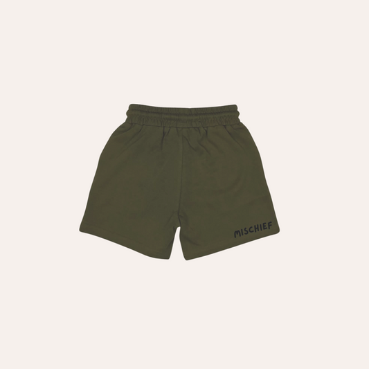 Slouch Short - Olive Green - Mischief Apparel